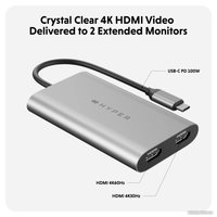 Адаптер Hyper HyperDrive Dual 4K HDMI Adapter for M1/M2/M3 MacBook HDM1 в Бресте
