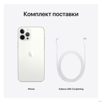 Телефон Apple iPhone 12 Pro Max Dual SIM 128GB (серебристый)