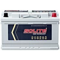 Автомобильный аккумулятор Solite AGM70L (70 А·ч)