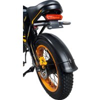 Электровелосипед Minako Apex 2025 (черный/желтый)