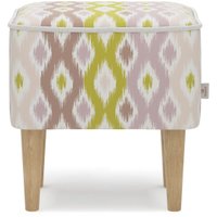 Пуф MONOFIX Одос Принт пуф (абстракция оливковый/микровелюр)