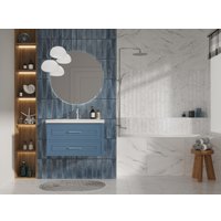  Cersanit Тумба под умывальник Classic 80 69091 (голубой матовый)