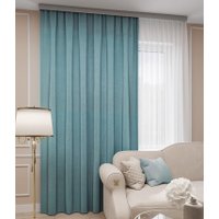 Штора Legrand Канвас 200x260 58094168 (бирюзовый)