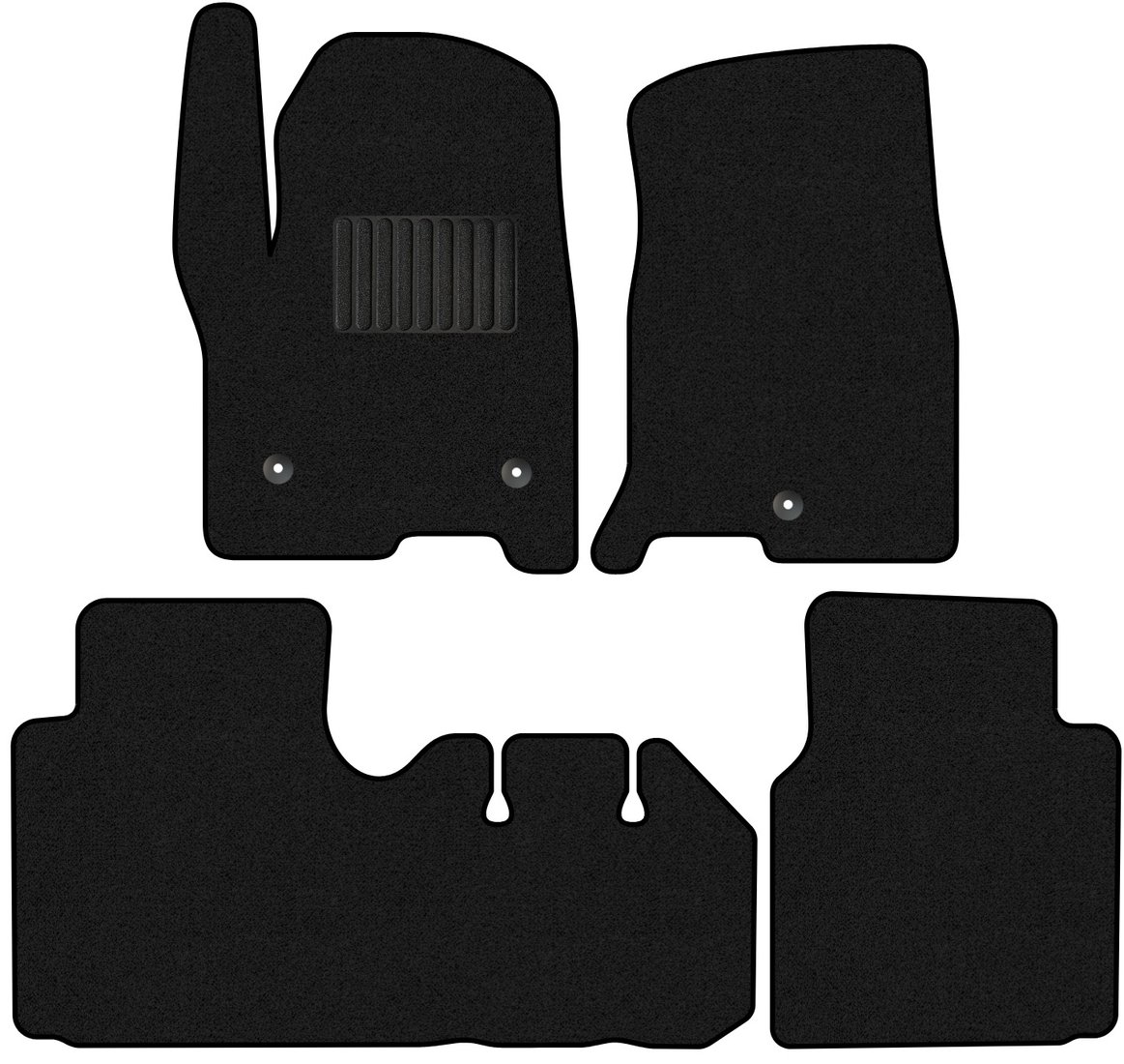 

Комплект ковриков для авто Alicosta GMC Yukon IV (suv / K2UG) 2014 - Н.В. (ворс)