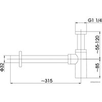 Сифон Armatura 600-003-81