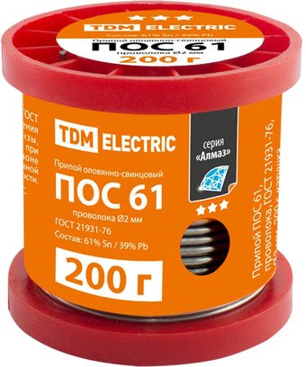 Припой TDM Electric Алмаз ПОС 61 SQ1025-0317