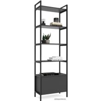 Стеллаж Crafto Бонд Мини Лофт 11 600x320x1900 (графит)