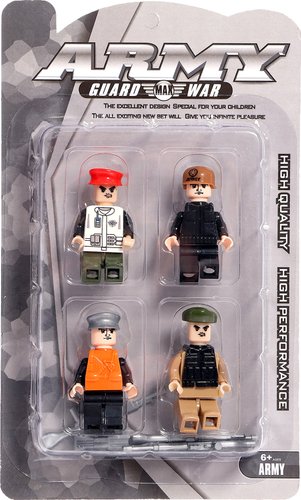 Конструктор Keyixing Армия 186597 (4шт)