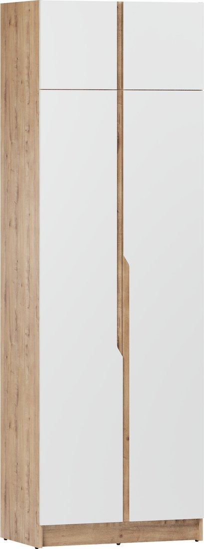 

Шкаф распашной ЭлиГард Aura 2Da (дуб вотан/белый)