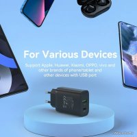 Сетевое зарядное Vention FBIB0-EU