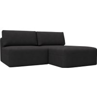 Угловой диван Лига диванов Лига-060 НПБ угол универсальный 129504 (замша Joly 08 коричневый)