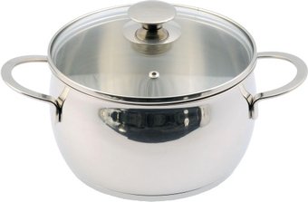 Кастрюля Кухар Магнолия Престиж со стеклянной крышкой 2.5 л