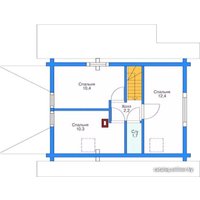 Дом Lesstroy Проект №11 (7x10.5 м)