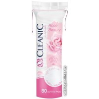 Ватные диски Cleanic Rose Beauty (80 шт)