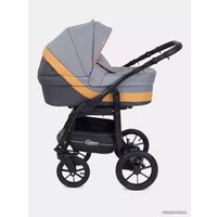 Универсальная коляска Rant Patio (3 в 1, 02, серый/желтый)