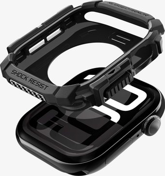 Чехол Spigen Rugged Armor для Apple Watch 10 42 мм ACS08585 (черный)