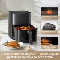 Аэрогриль (аэрофритюрница) Trouver Air Fryer FD10s Pro 6L (черный)