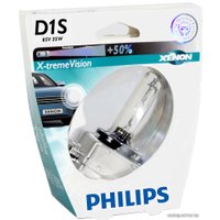 Ксеноновая лампа Philips D1S X-treme Vision +50% 1шт