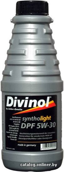 Моторное масло Divinol Syntholight DPF 5W-30 1л