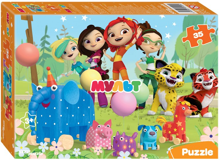 

Мозаика/пазл Step Puzzle Сказочный патруль и др. 91409 (35 эл)