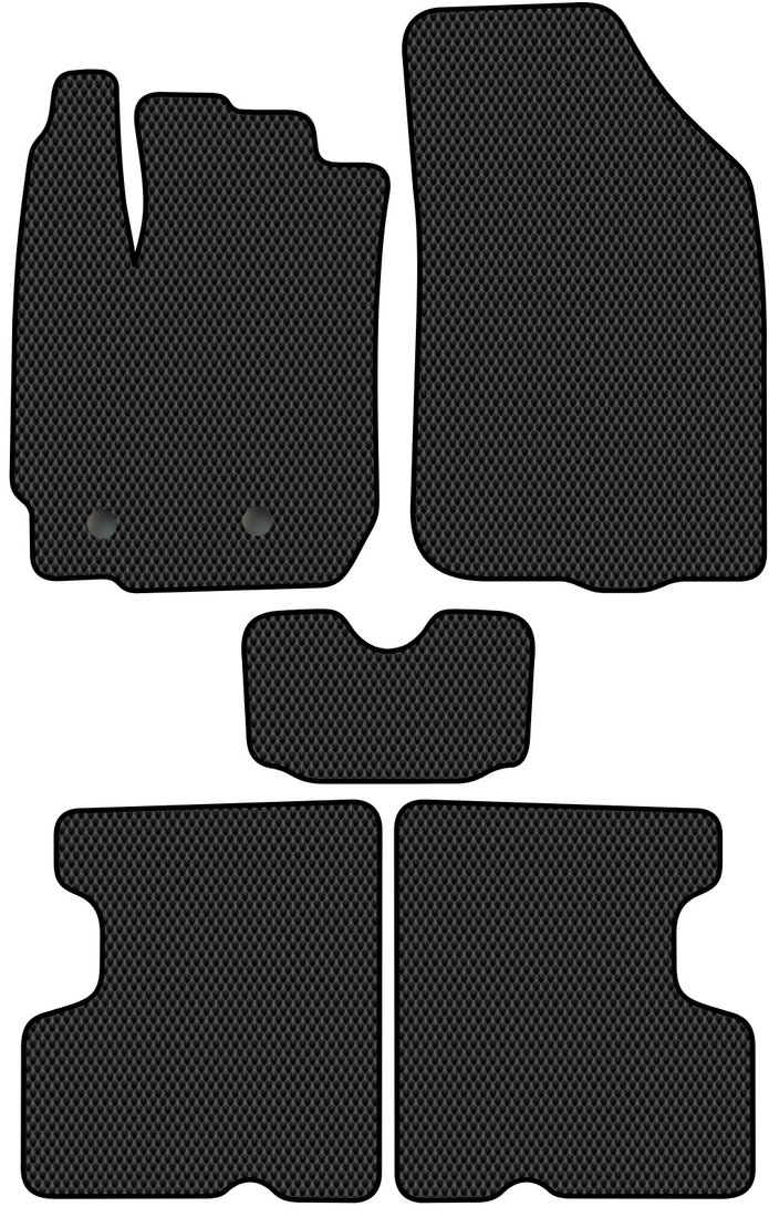 

Комплект ковриков для авто Alicosta Renault Duster I (suv / HS) 2015 - 2021 (черный, ромб)
