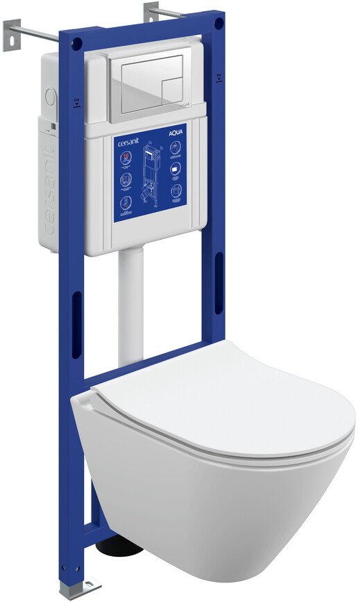 Унитаз подвесной Cersanit City Smart DPL EO Slim 69335