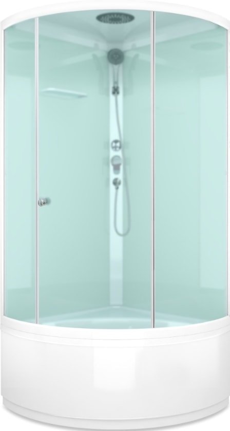 

Душевая кабина Domani-Spa Simple High 90x90 (сатин матовое стекло/белый)