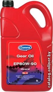 Трансмиссионное масло Comma EP80W-90 GL-4 5л