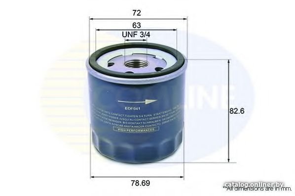 Масляный фильтр Comline EOF041