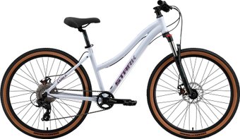 Велосипед Stark Luna 26.1 D р.16 2025 (белый призрак/матовый пурпурный)