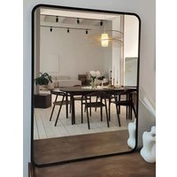 Зеркало с подсветкой  eMZe 60x80 LED.UV.SMART.60.80.CHE.4K (черный с УФ-окантовкой и подсветкой)