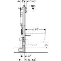 Инсталляция для унитаза Geberit Duofix Sigma 111.320.00.6