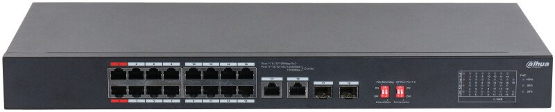 

Неуправляемый коммутатор Dahua DH-S3218-16ET-190