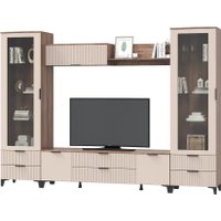 Полка MLK Тоскана (900) с гор.дв. (Дуб табачный/Бисквит)