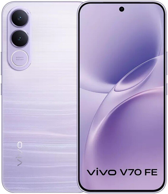 

Телефон Vivo V70 FE 8GB/128GB индийская версия (фиолетовый)