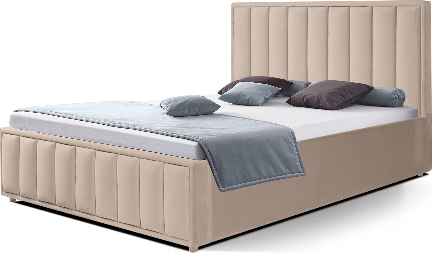 

Кровать ФорестДекоГрупп Стелла 2 160x200 с ПМ и бельевым ящиком (Veluta Lux 7)