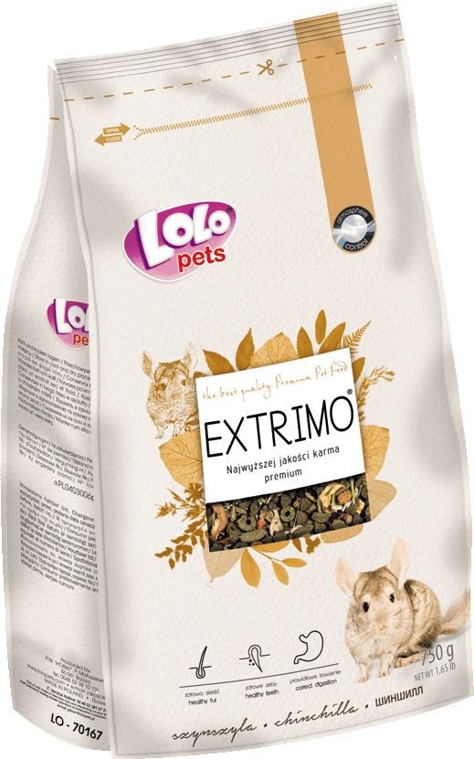 

Корм для грызунов Lolo Pets Extrimo для шиншилл LO-70167 750 г