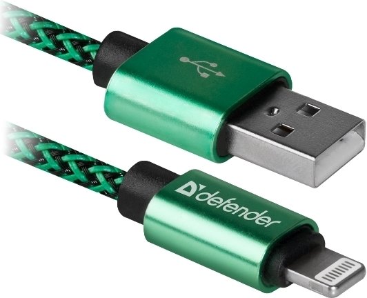 

Кабель Defender ACH01-03T Pro (зеленый)