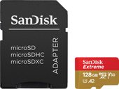 Extreme microSDXC SDSQXAA-128G-AN6MA 128GB (с адаптером)