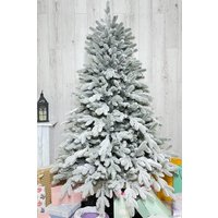 Ель Christmas Tree Ель искусственная литая заснеженная Бревера 2.1 м