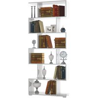 Стеллаж НК-Мебель Слим 75133803 (белый матовый)