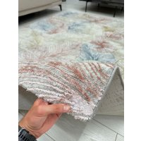 Ковер для жилой комнаты Radjab Carpet Амальфи Прямоугольник A4341A (1.6x2.3, Pink/White)