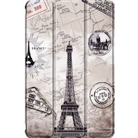 Чехол для планшета JFK Smart Case для Samsung Galaxy Tab A7 (Эйфелева башня)