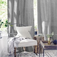 Комплект штор Волшебная ночь Рогожка 200x270см 2 подхвата 757476 (2 шт, базальт)