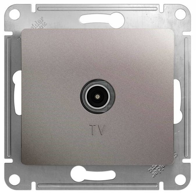 

Розетка телевизионная Schneider Electric Glossa GSL001292