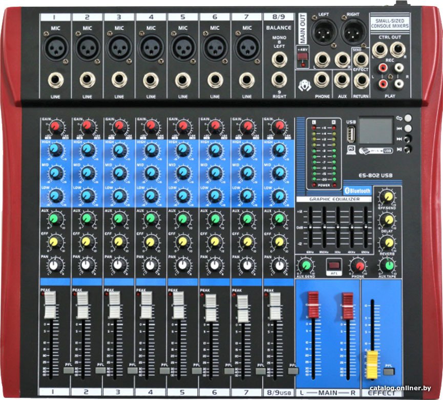 Микшерный пульт PSSound AMX-802USB