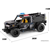 Конструктор Mould King 13006 Полицейский джип с лебедкой