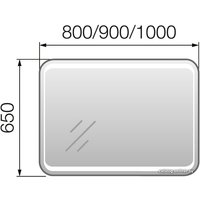  MarkaOne Зеркало Eco 80 У52208