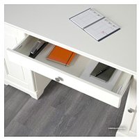 Стол Ikea Лиаторп (белый) [301.036.76]