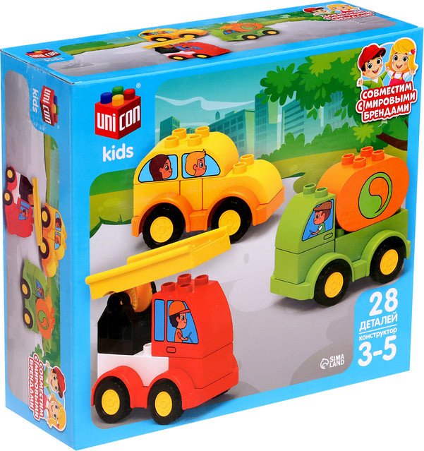 

Конструктор Unicon Kids 9826961 Транспорт